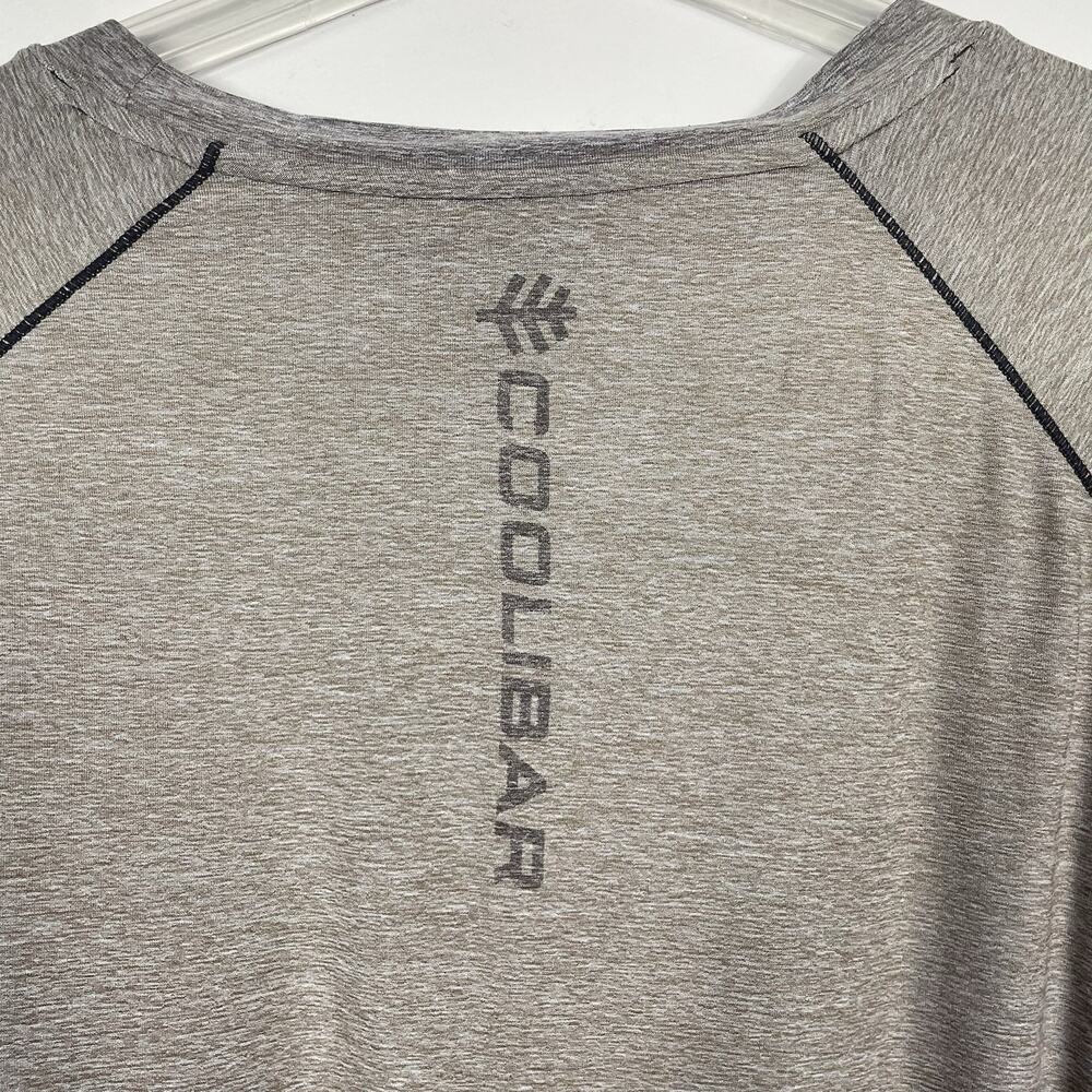Coolibar Agility Performance Shirt Mens XL Gray Long Sleeve UPF 50+ Thumbholes - Picture 10 of 13
